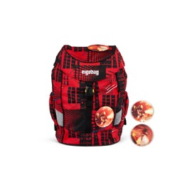 ergobag Mini Ergonomic Children's Backpack, DIN A4, 10 Litres, AlarmBärreitschaft - Red