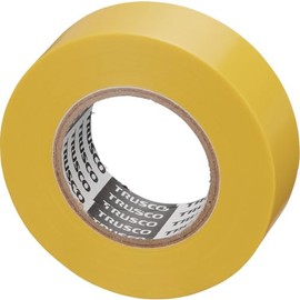 TRUSCO DELEAD TYPE VINYL TAPE 0.7 x 32.8 ft (19 mm x 10 m), Yellow, 1 Roll (GJ2110Y1P) Trusco Nakayama Co., Ltd