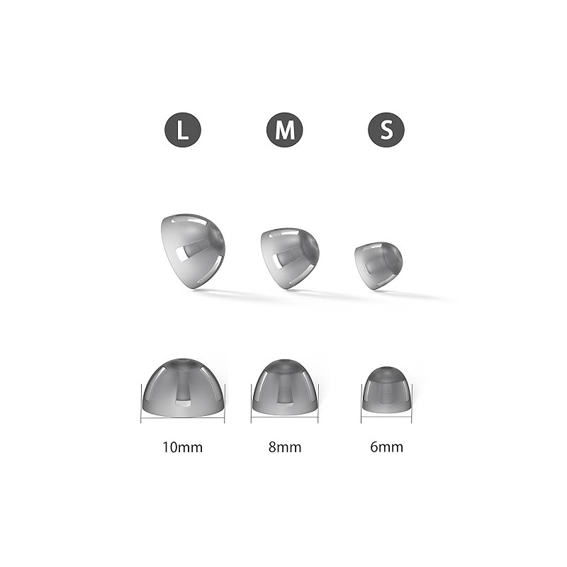 Resound Compatible Hearing Aid Domes Open Smokey Ear Tips Replacement