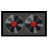 Creative Picture Frames 16x30-inch Double Vinyl LP Frame with Black