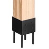 6x6 Post Base, Post Bracket Ground Spike for Concrete Deck