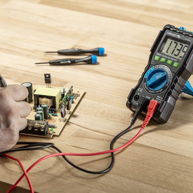 Digital Multimeter Högert NCV AC/DC Voltmeter Ohmmeter Widerstandskapazität Frequanec Zählungen