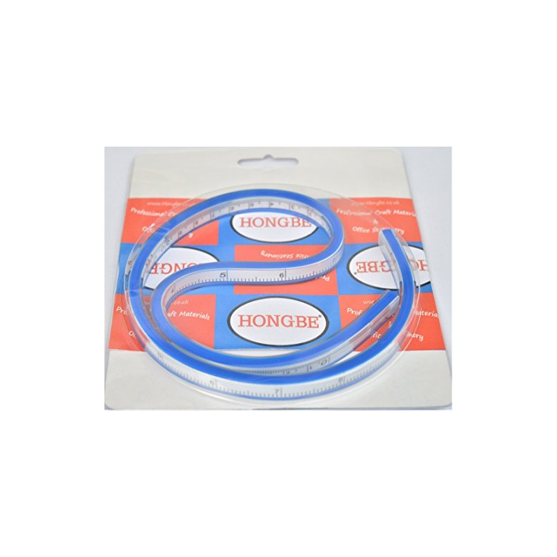 HONGBE 50cm Flexible Curve Rule French Curve