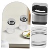 BIUDECO Stainless Steel Salt Pepper Pepper Condiment Jar Dispenser Perfect