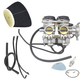 YJGZSVK New Carburetor & Air Filter for Yamaha Raptor 660R YFM660R ATV Quad Carb 2001 2002 2003 2004 2005 Replaces 5LP-14900-30-00 5LP144510100 5LP-14451-01