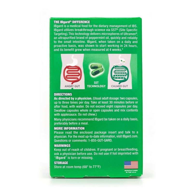 IBgard® for Irritable Bowel Syndrome, Value 5 Pack (48 Capsules