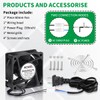 WDERAIR EC 60mm x 25mm Muffin Fan Axial AC 110v