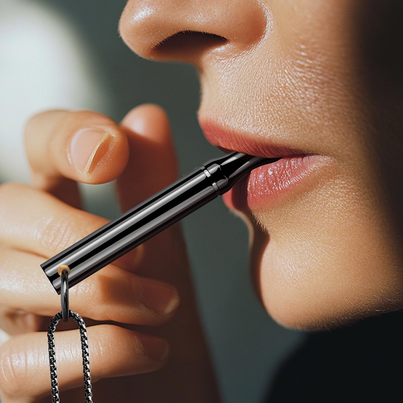 LAMKHOO Breathing Necklace to Quit Smoking and Vaping - Refillable