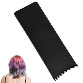 Balayage Highlighting Board with Teeth, Hair Coloring Palette Reusable Foiling Board Professional Hair Dye Tools for Stylists Salon DIY (Black)