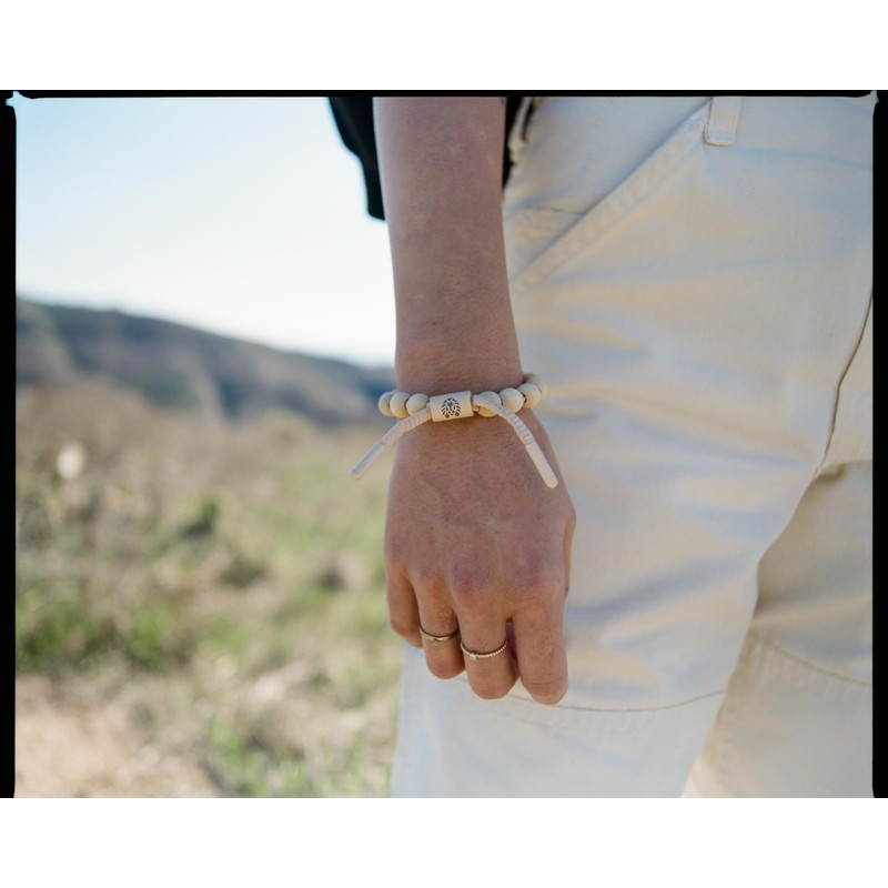 Rastaclat Beaded Bracelet for Men and Women - Manifest Tan