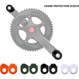 1 par de bicicletas de montaña, manivela, funda protectora universal para bielas y bielas de bicicleta, funda protectora para bicicleta de montaña, funda protectora para brazo