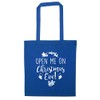 Flox Creative Open me on Christmas Eve tote bag