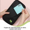 Diffaxy Passport Bag, Passport Organiser with Large Capacity, Portable Passport