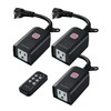 SURAIELEC Outdoor Wireless Remote Control Outlet Kit, Waterproof Remote Power