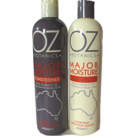 Oz Major Moisture Benefiting Shampoo 400 ml and Oz Major Moisture Benefiting Conditioner 400 ml Duo