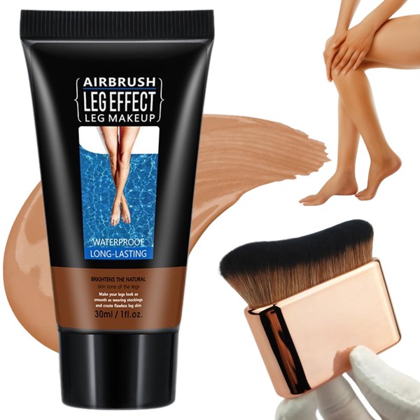Leg Makeup Full Coverage & Brush Bundle,Leg Makeup To Cover
