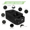 FUNNy elf Passenger Seat Organizer, Collapsible Car Storage with Partitions