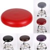 MOVKZACV Stool Covers Round, Water Proof PU Leather Bar Stool