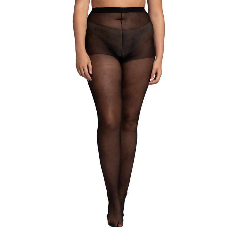 Ulla Popken Women's Strumpfhose 3er Pack, Soft Tights, 20 DEN,