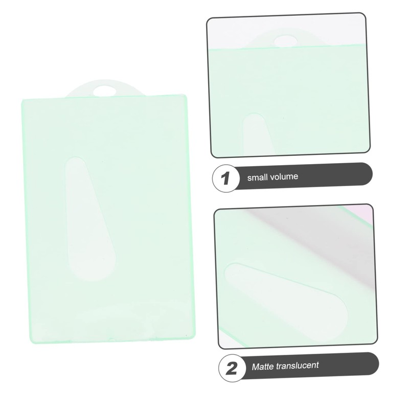 NUOBESTY 40pcs Anti-Magnetic Card Holders Id Badge Protectors Protective Sleeves