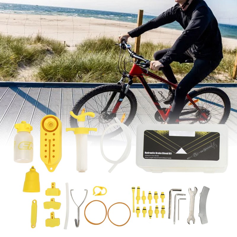 Bike Brake Bleed Kit High Strength Flexible Low Resistance Bike