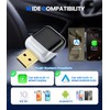 TXTSPU 2 in 1 Wireless CarPlay and Android Auto Adapter,