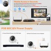 VIKYLIN 6MP IP PoE AI Security Camera with Mic/Audio,6mp @30
