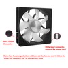 120mm PWM ARGB Case Fan MFDB Dynamic Pressure Bearing PWM