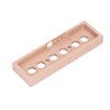 DIY Glow Tube Clock Kit 4 Lamps Beech Wood Enclosure
