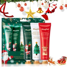 3 Pack Handcreme Mini Set, Handcreme Mini Weihnachten für Sehr Trockene Hände, Handcreme Weihnachten Set, Parfümierte Handcreme Weihnachten, Weihnachtsgeschenke für Frauen Männer Kollegen Kind, 30g