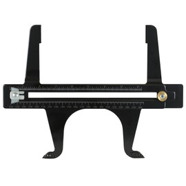 Brake Drum Measuring Resetting Tool, 6.5-14.25 Inch Double Scale Combination Brake Reset Gauge, Brake Measuring Tool for Rotor Resetting, Adjusting Brake Shoes, Measuring