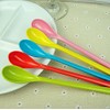 Random Color Melamine Long Handle Mixing Spoon - 7.2 Inch,