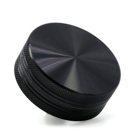 AWOCAN Spice Grinder CrashSpice Grinder Crasher 2inch Portable Magnetic Lid 2 layerser 2inch Portable Magnetic Lid 2 layers (black)