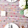 Flowers Table Runner, Table Runner with Daisies, Table Runner Spring