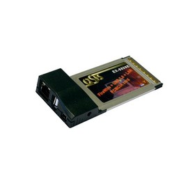 EXSYS EX-6606E Interface Cards and Adapters - Accessories (CardBus, RJ-45, TI OHCI-Lynx, NEC, Realtek, Black, 0-55°C, 5-95%)