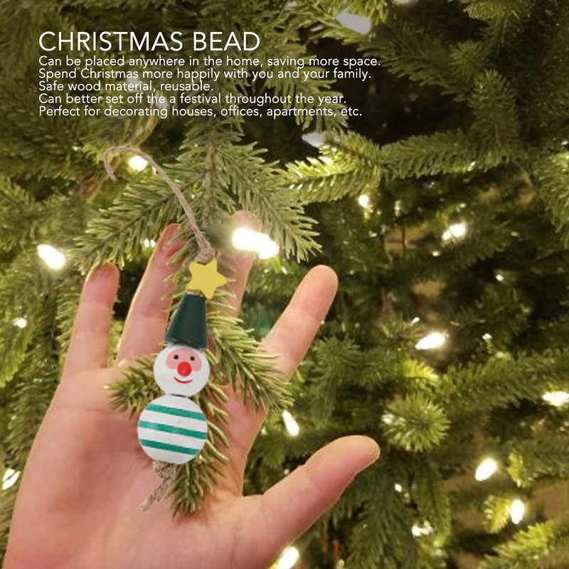 Christmas Bead Decoration Kit DIY Ornament Set Tree Hanging Decor
