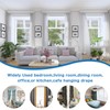 Openable Curtain Rings with Eyelets, 1inch Heavy Duty Rustproof Metal