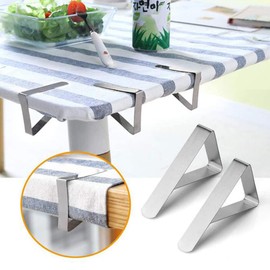 AISHOW Pack of 30 tablecloth clips, stainless steel table clips, table cover clips, adjustable retaining clip for attaching the tablecloth