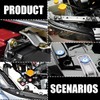 JNNJ 10 Pieces M6 Mudguard Washer Engine Compartment Dress Up