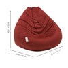 Tusrai Bean Bag Cover with Liner Only Washable Ultra Soft