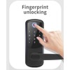 Xenocam Smart Door Lock with Handle,Keyless Entry,8-in-1 Fingerprint Door Lock