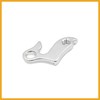Partuto Silver Tone Aluminum Alloy Bicycle Derailleur Hanger Tail Hook