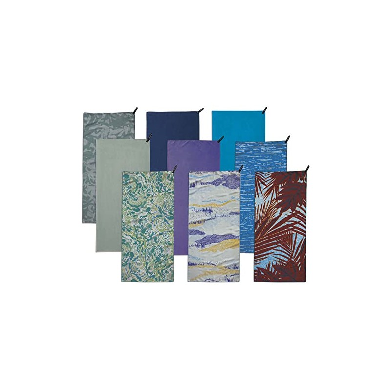 PackTowl Personal Ultralight Microfiber Camping and Travel Towel, Midnight, Face