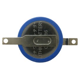 Atelier garage タブ付きボタン電池 CR1616 5個 ゲームボーイ・アドバンス用 [Type B]