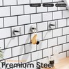 AONEON Robe Hook Polished Chrome Bath Towel Hooks Stainless Steel
