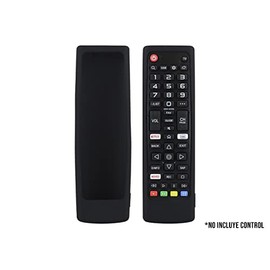Funda para Control LG AKB75095307 AKB75375604 AKB74915305 Universal a Prueba de Golpes Protectora Silicon Case Protector (Black)