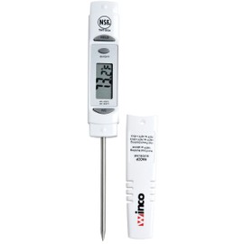 Winco 6-Inch Digital Thermometer with 3-1/8-Inch Probe