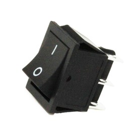 U.S. Solid 6 Pin Snap in Rectangle Rocker Latching ON/Off Car/Boat Double Pole Double Throw Switch Head 25mm x 31mm; 20A/125VAC; 16A/250VAC (4 Pack)