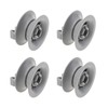 LT Easiyl Pack of 4 Dishwasher Upper Basket Wheels 00611666