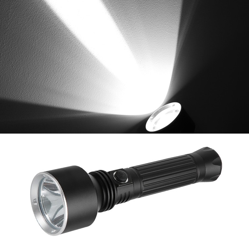 NK Aluminum Alloy Super Bright LED Torch Light Waterproof Rechargeable